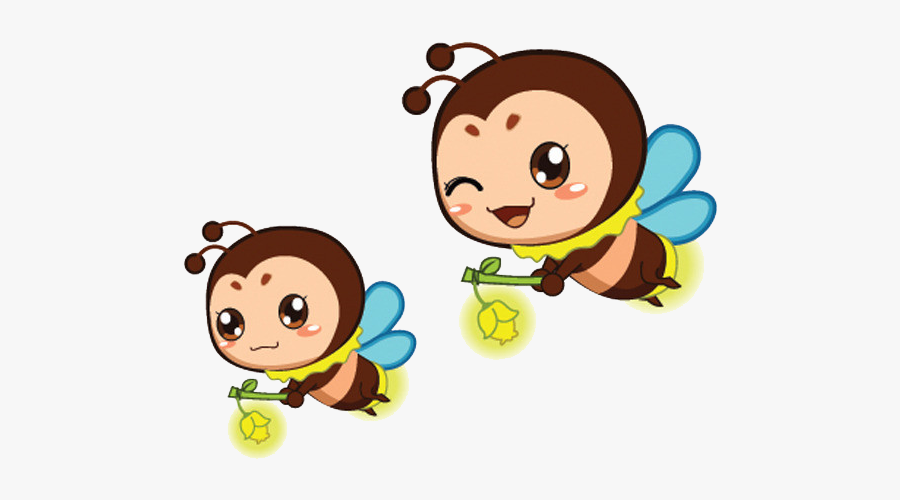 Firefly Art Flappy Light Child Cartoon - Png Firefly Cartoon, Transparent Clipart