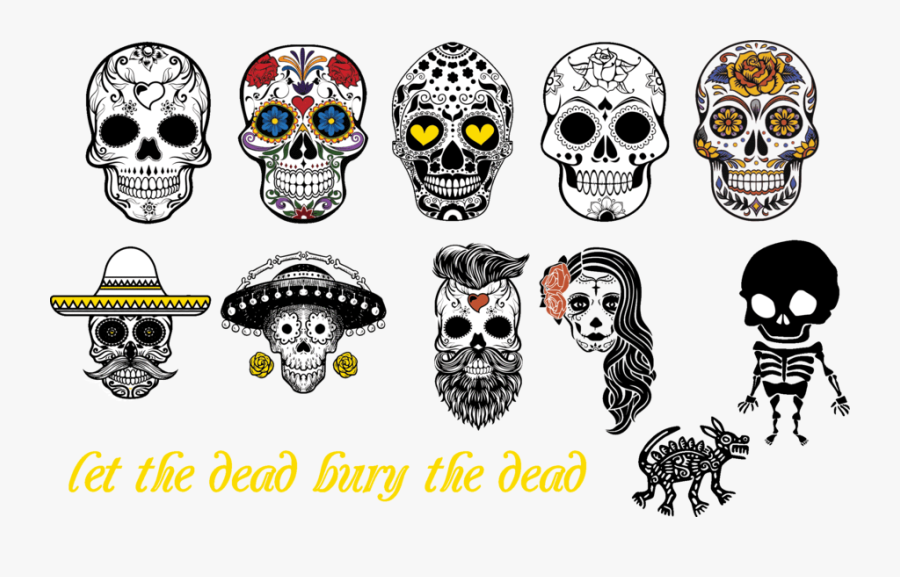 Skull, Transparent Clipart