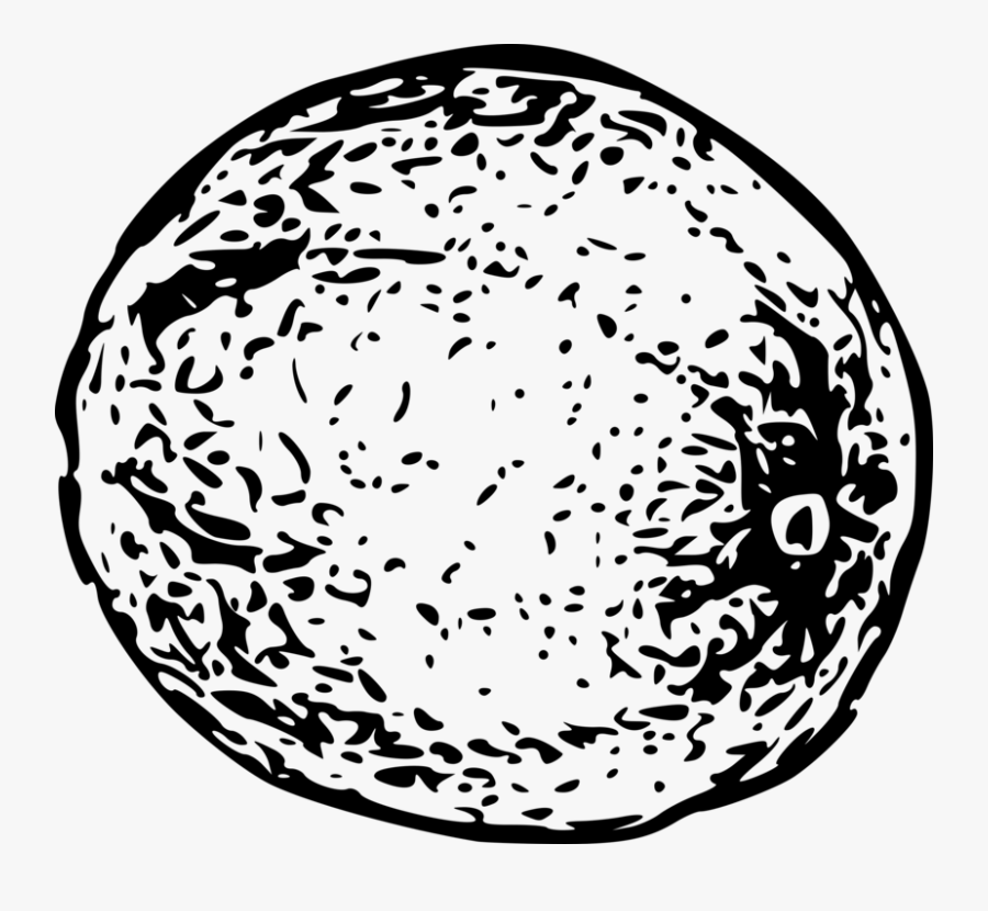 Line Art,symmetry,area - Black And White Cantaloupe, Transparent Clipart