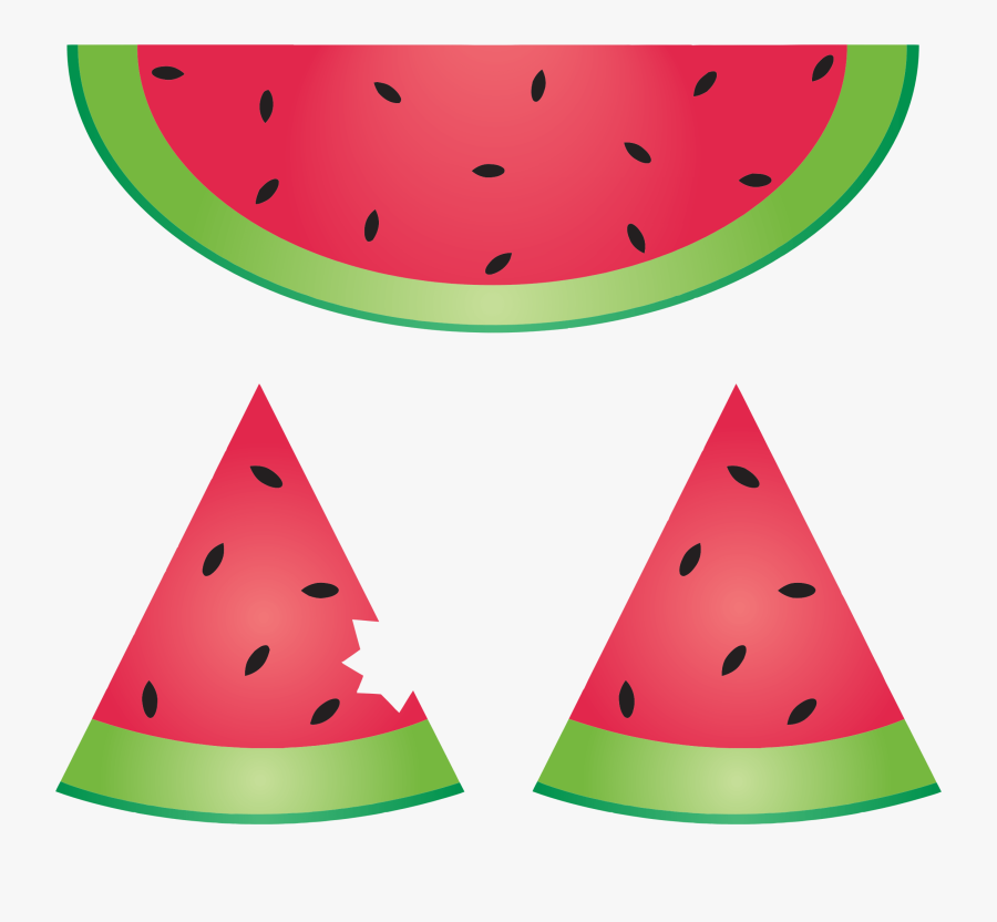Ilustração De Melancia Clipart Watermelon Clip Art - Melancia Cortada Png, Transparent Clipart