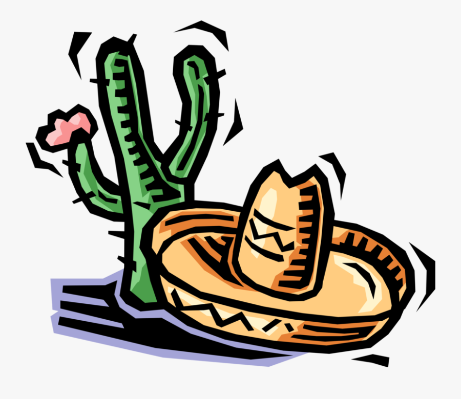 Vector Sombrero Mexican, Transparent Clipart