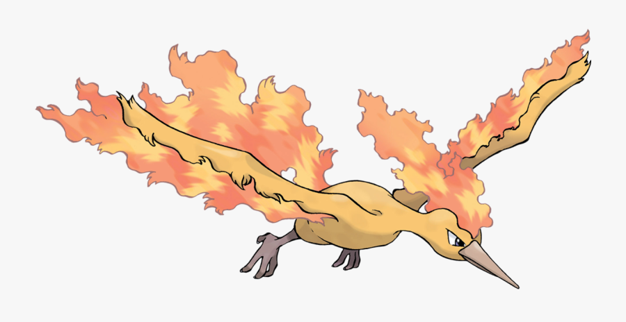 Moltres Pokémon, Transparent Clipart