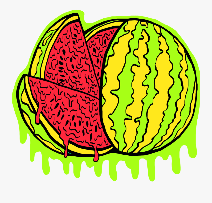 Rotten Fruits Watermelon Tee Clipart , Png Download - Rotten Fruit Clip Art, Transparent Clipart
