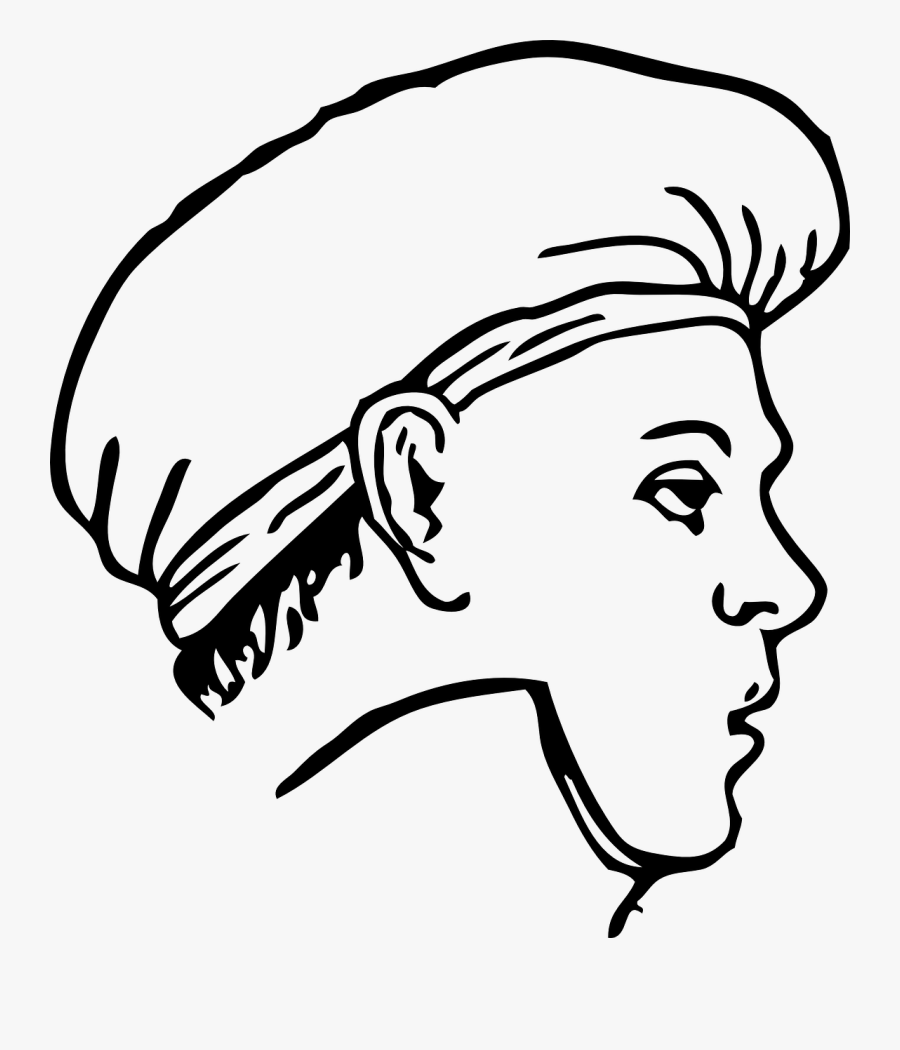 Transparent Sombreros Clipart - Shower Cap Clipart Black And White, Transparent Clipart