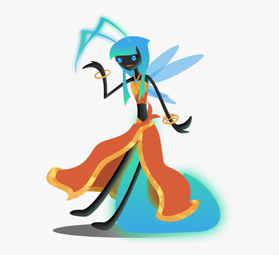 Princess Empathy Of The Firefly Kingdom - Cartoon, Transparent Clipart