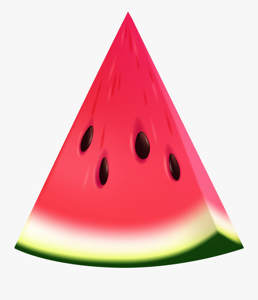 Watermelon Clipart Triangle, Transparent Clipart
