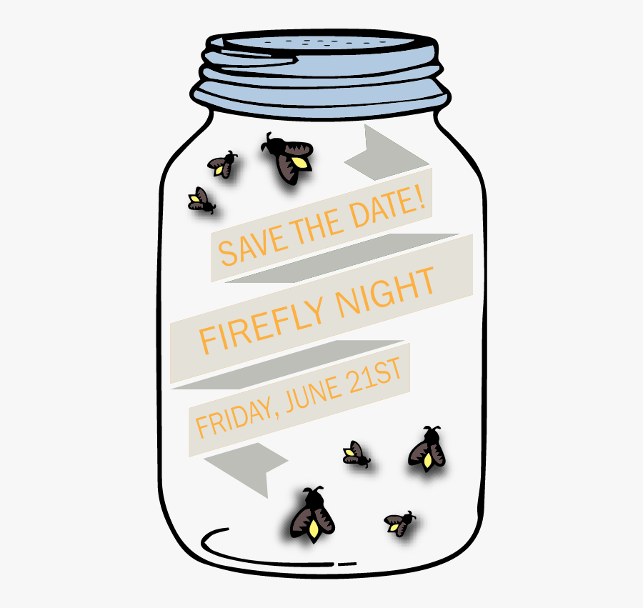 Transparent Firefly Png - Mason Jar, Transparent Clipart