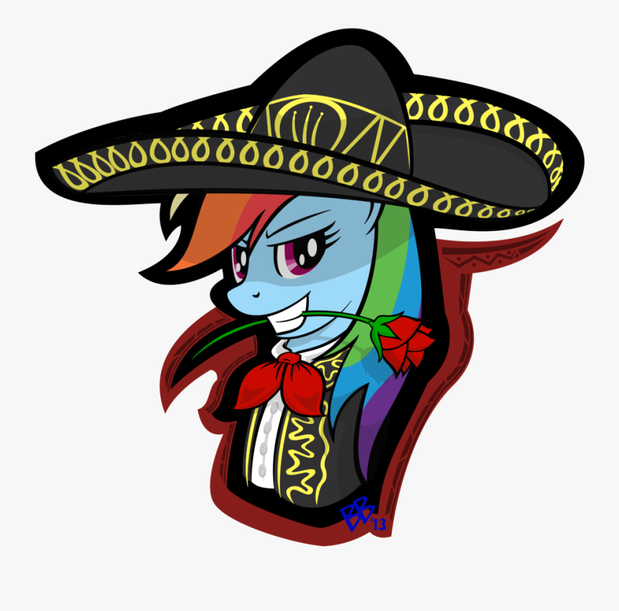 Hats Clipart Mariachi - My Little Pony Mexican, Transparent Clipart