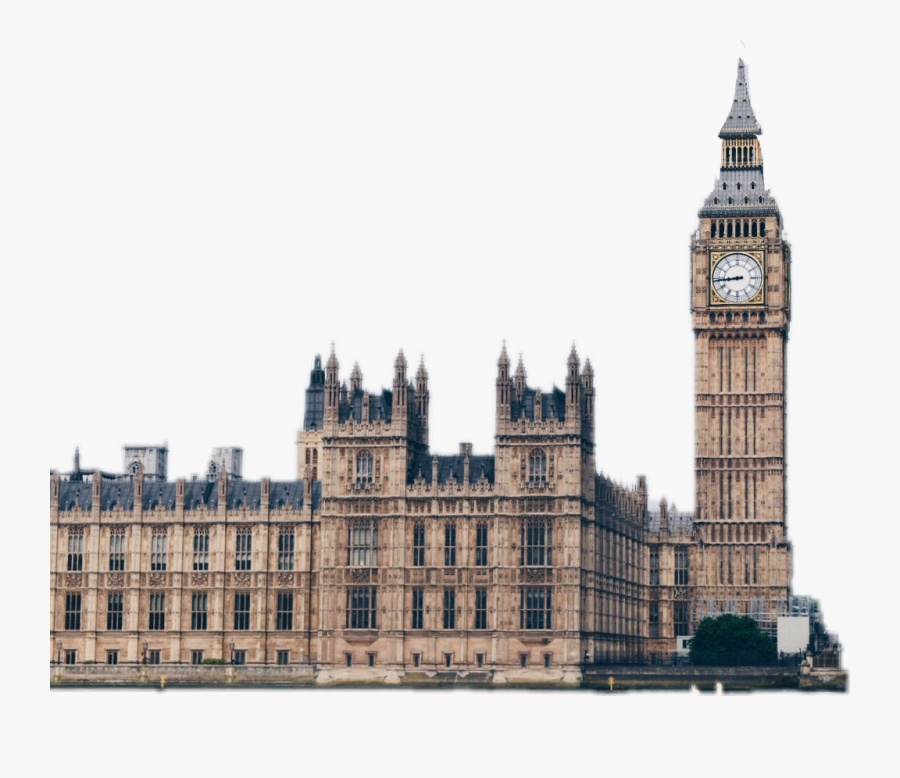 #sticker #cityscape #bigben #london #buildings - Houses Of Parliament, Transparent Clipart