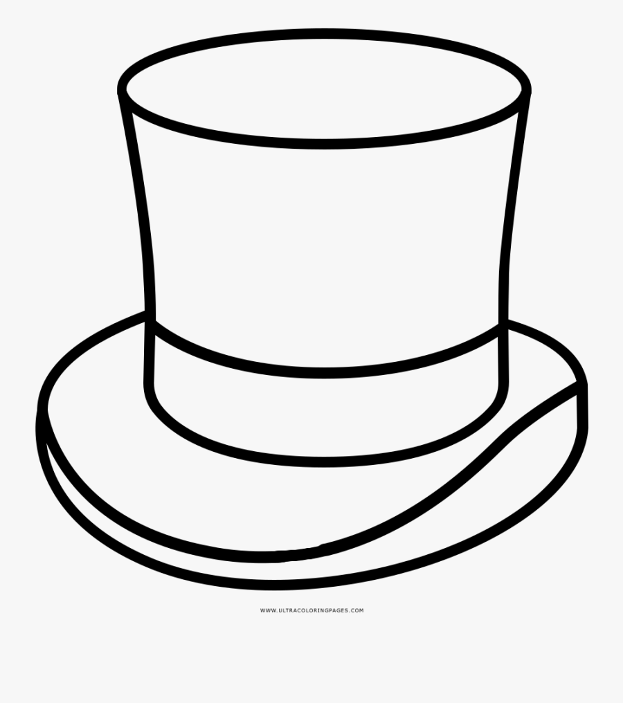 Clip Art Cartola Desenho - Sombrero De Mago Dibujo, Transparent Clipart