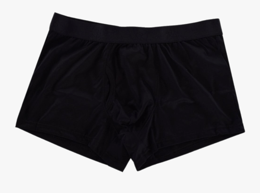Black Underwear - Clip Art Black Shorts, Transparent Clipart