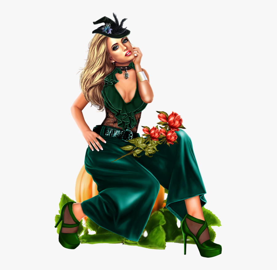 Halloween Girl Png, Transparent Clipart