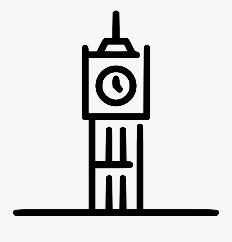 Big Ben Comments - Eiffel Tower Minimal Icon, Transparent Clipart