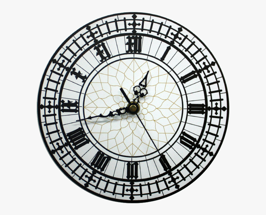 Transparent Clipart Clock Face No Hands - Big Ben Watch Face, Transparent Clipart