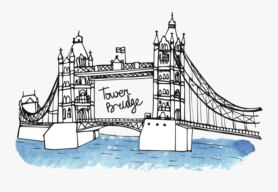 London Clipart London Bridge - Desenhos Sobre A Inglaterra, Transparent Clipart