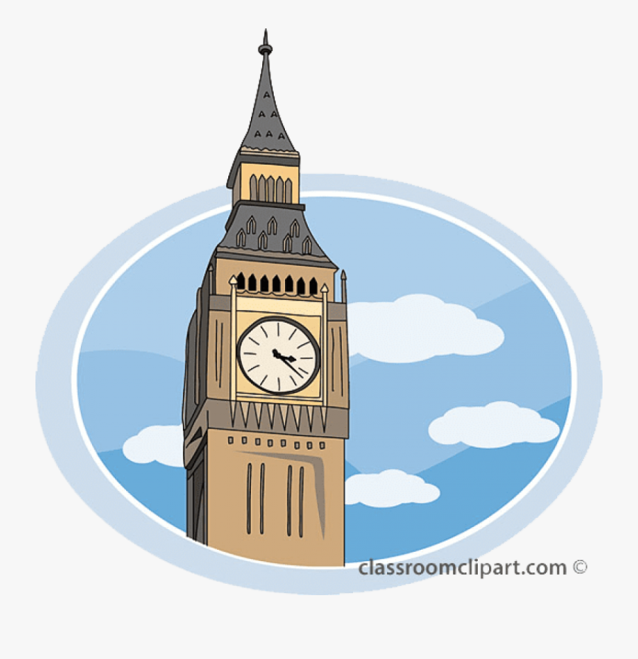 London Clipart Big Ben - Big Ben Clock Clipart, Transparent Clipart
