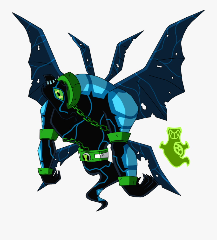 Echo Drawing Big Chill - Ben 10 Alien Vilgax, Transparent Clipart