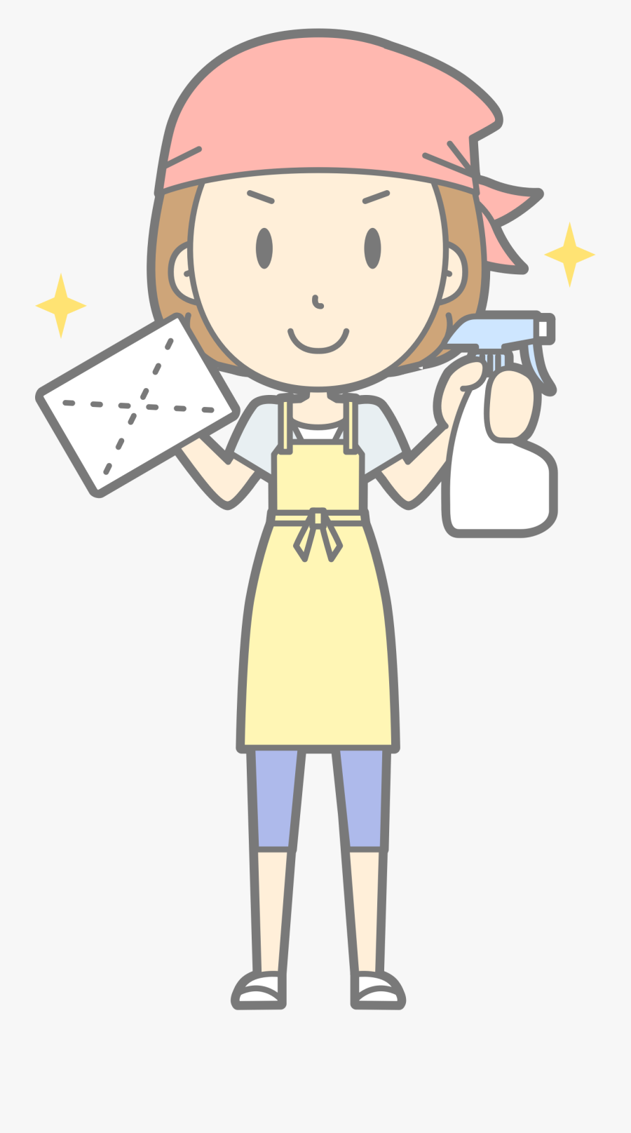 Clipart Person Cleaning - Cleaning Window Clip Art, Transparent Clipart