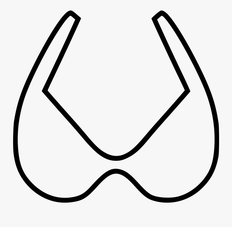 Womens Wear Lingerie Dress Bra Comments - Line Art, Transparent Clipart