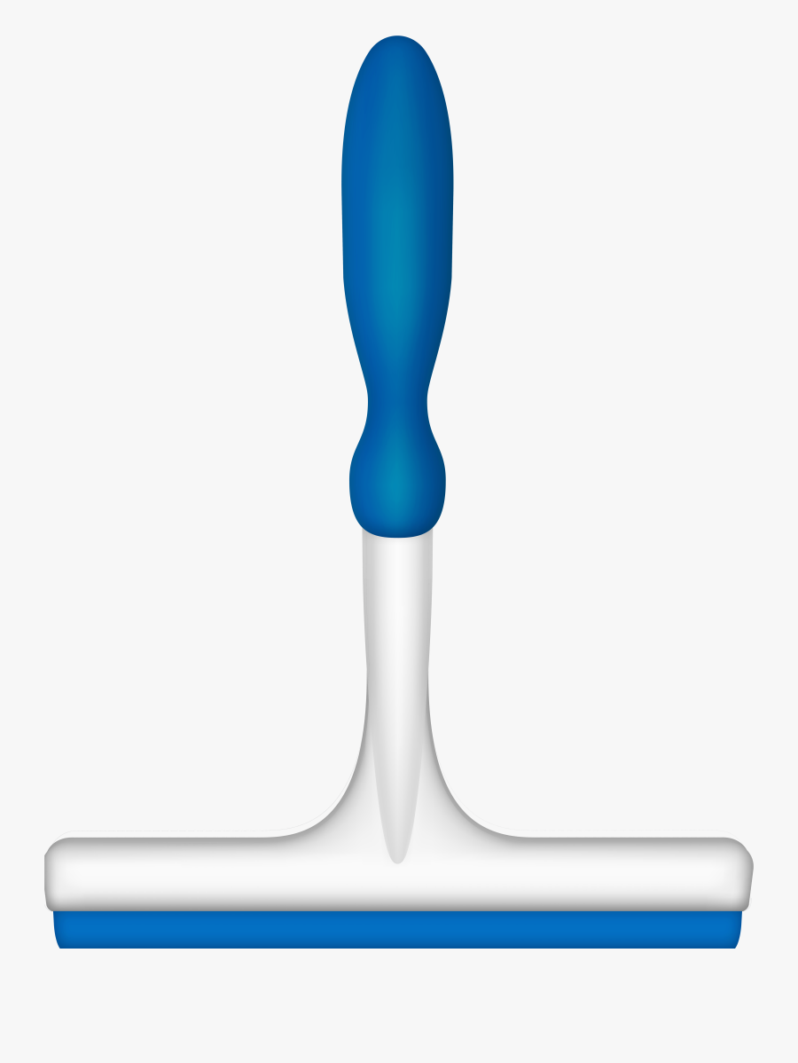 Blue Window Squeegee Png Clip Art, Transparent Clipart