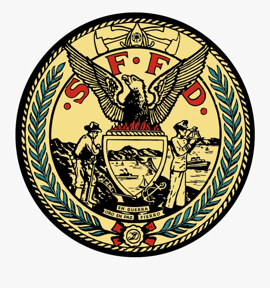 Stations Of The Clipart Fire Station - San Francisco Fire Department Logo, Transparent Clipart