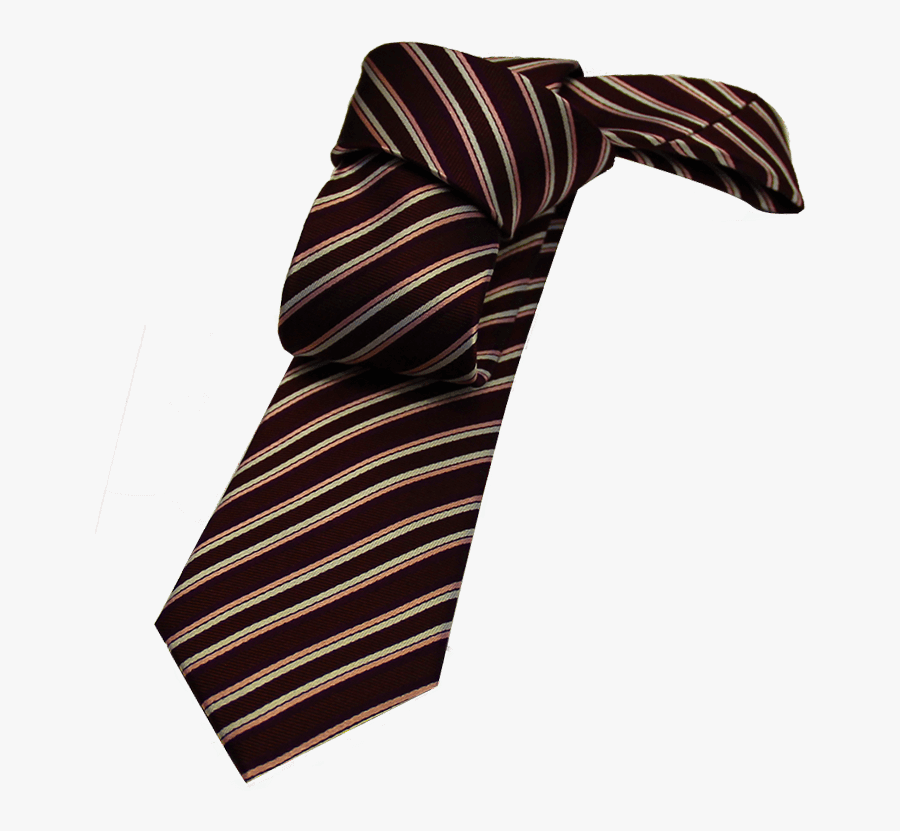 Stripes Transparent Silver - Necktie, Transparent Clipart