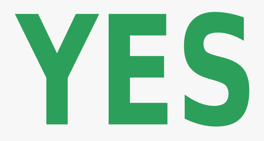 Yes Clipart , Png Download - Clipart Transparent Background Yes, Transparent Clipart
