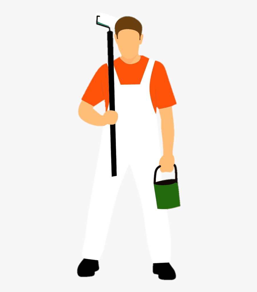 Janitor Clipart Vacuum - Illustration, Transparent Clipart