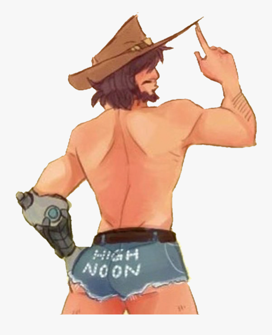 Transparent Mccree Hat Png - Cartoon, Transparent Clipart