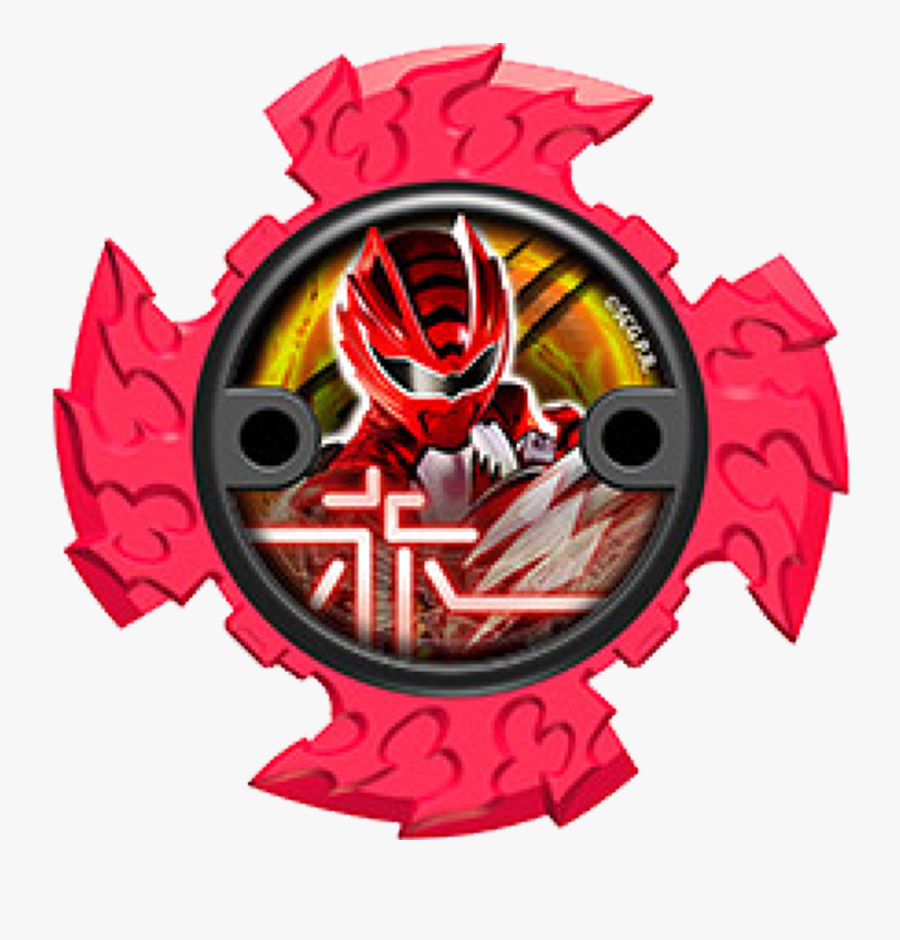 Jungle Fury Red Super Ninja Power Star - Red Power Rangers Super Ninja Steel, Transparent Clipart