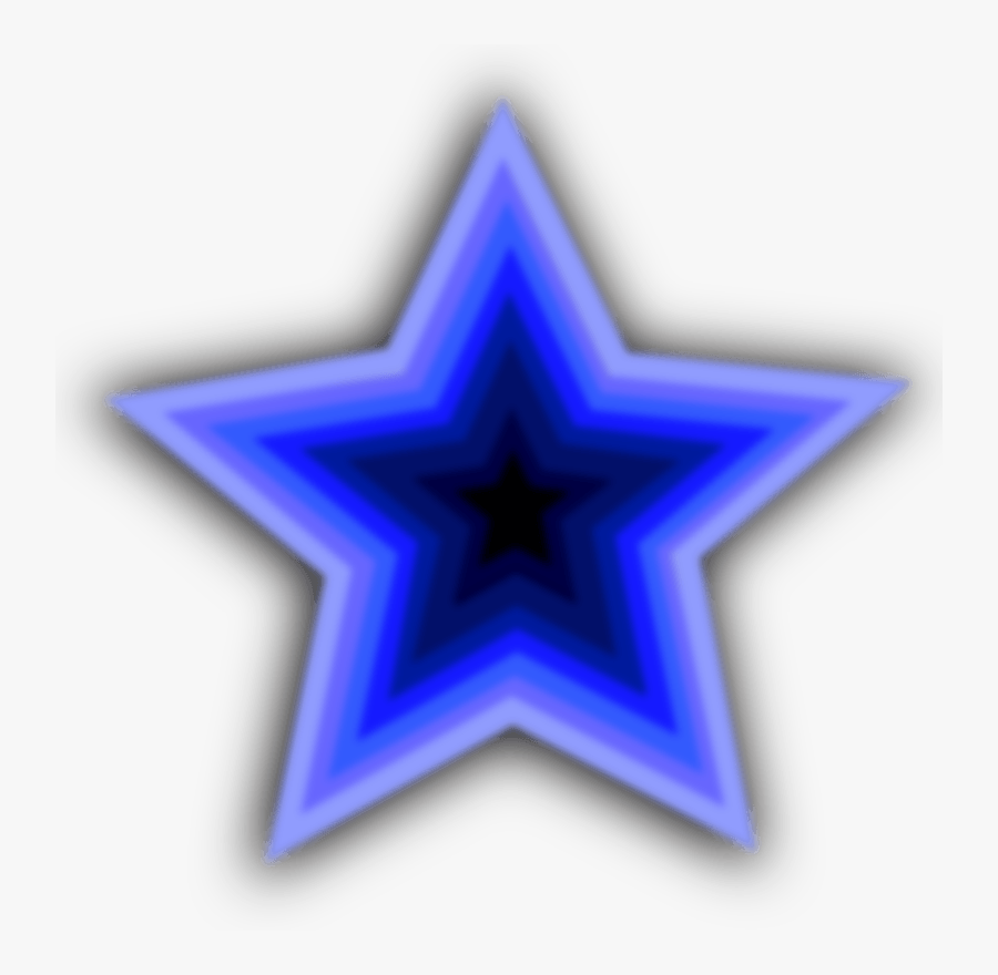Blue,electric Blue,star - Clip Art 4 Objects, Transparent Clipart