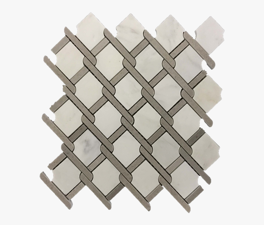 Pearl White With Sand Dollar Bar Argyle Mosaic - Mosaic, Transparent Clipart