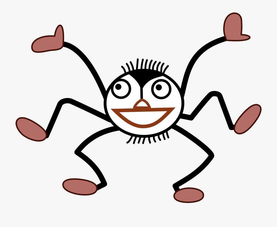 Transparent Spider Cartoon Png - Spider Little Miss Muffet, Transparent Clipart