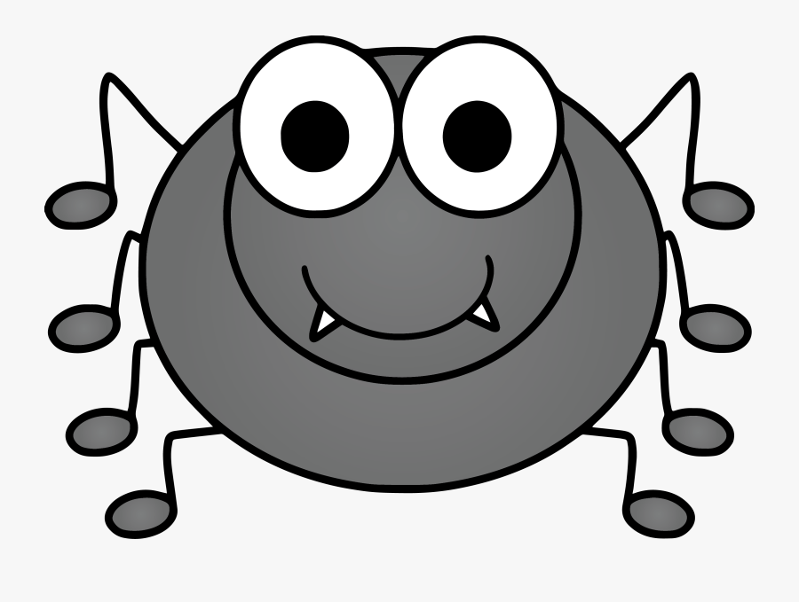 Spider Clipart Preschool - Cartoon, Transparent Clipart