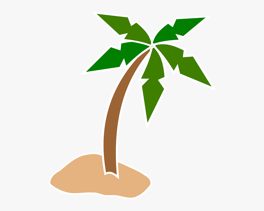 Coconut Tree Clip Art At Clker, Transparent Clipart