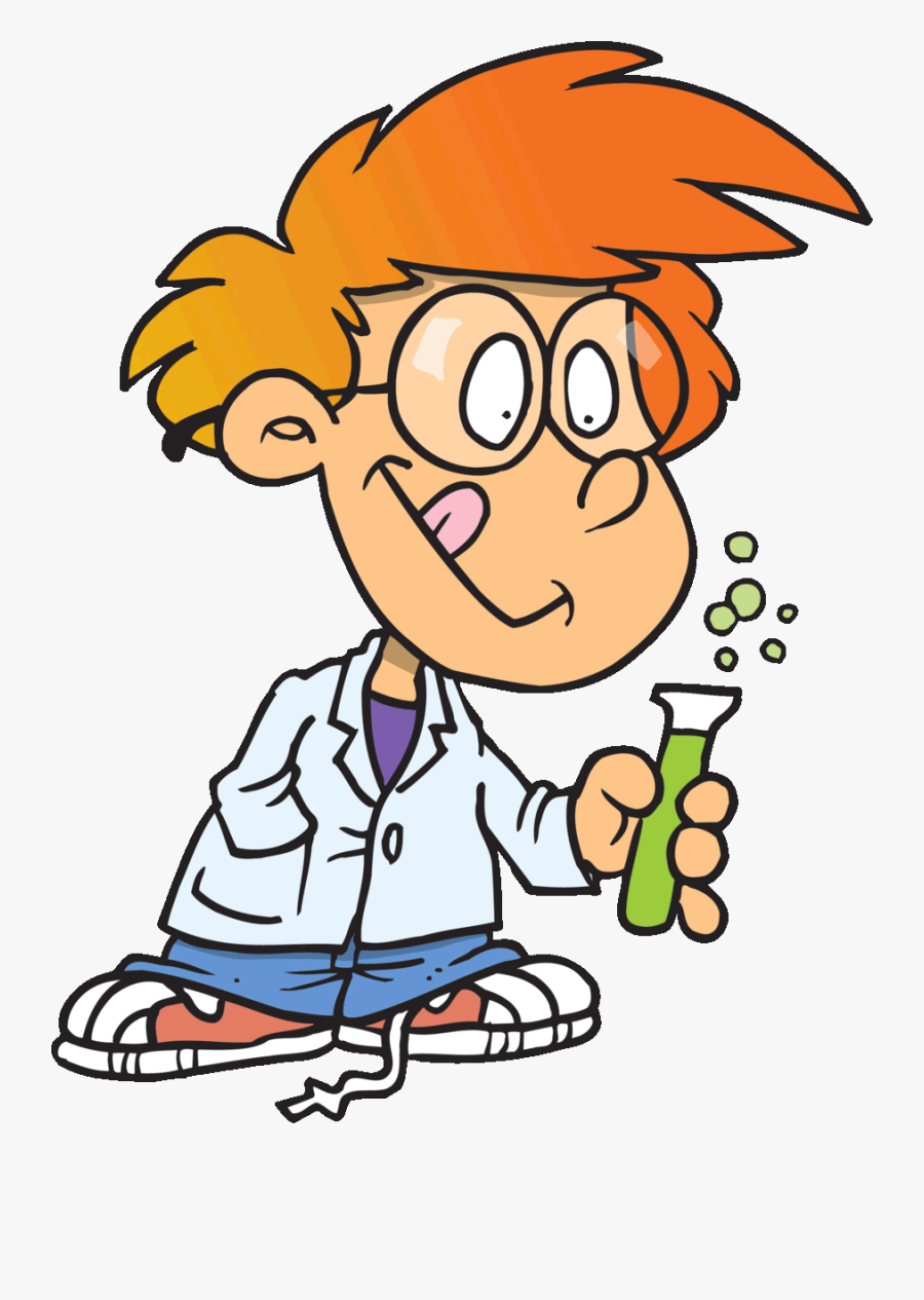 Science And Faith - Science Experiment Cartoon, Transparent Clipart