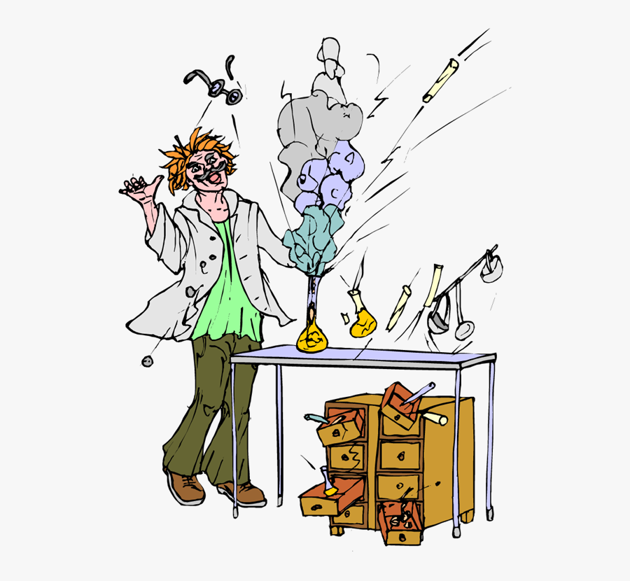 Safety At Chemistry Lab, Transparent Clipart