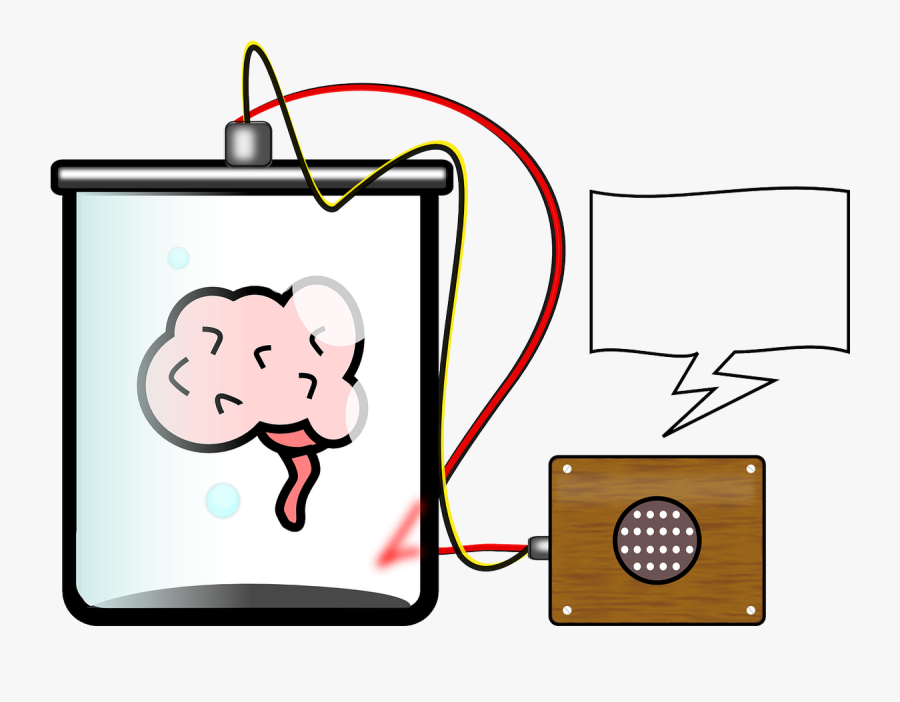 Brain, Lab, Science, Talking, Speech Bubble, Experiment - Engineers Translate Brain Signals Directly Into Speech, Transparent Clipart