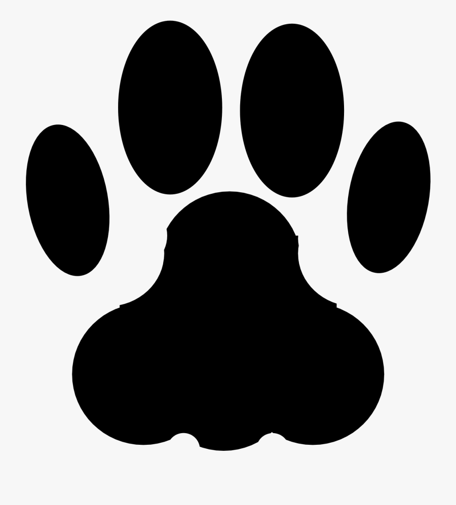 Clip Art File Track Wikimedia Commons - Tracks Of Cat, Transparent Clipart