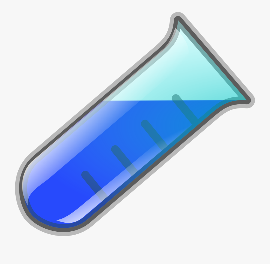 Test Tube, Pouring, Liquid, Blue, Science, Experiment - Tabung Reaksi Kimia Png, Transparent Clipart