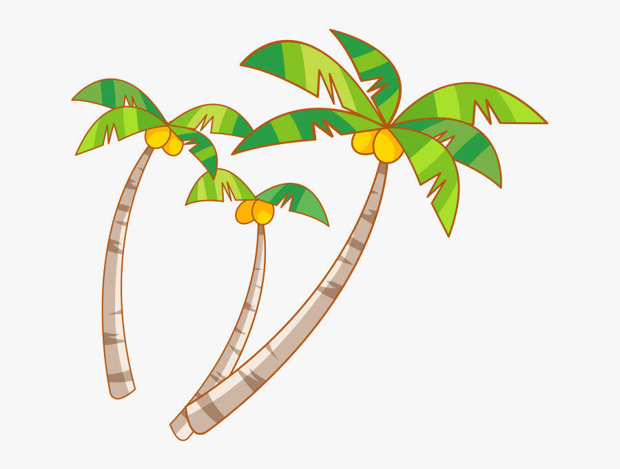 Coconut Tree Clipart Png, Transparent Clipart