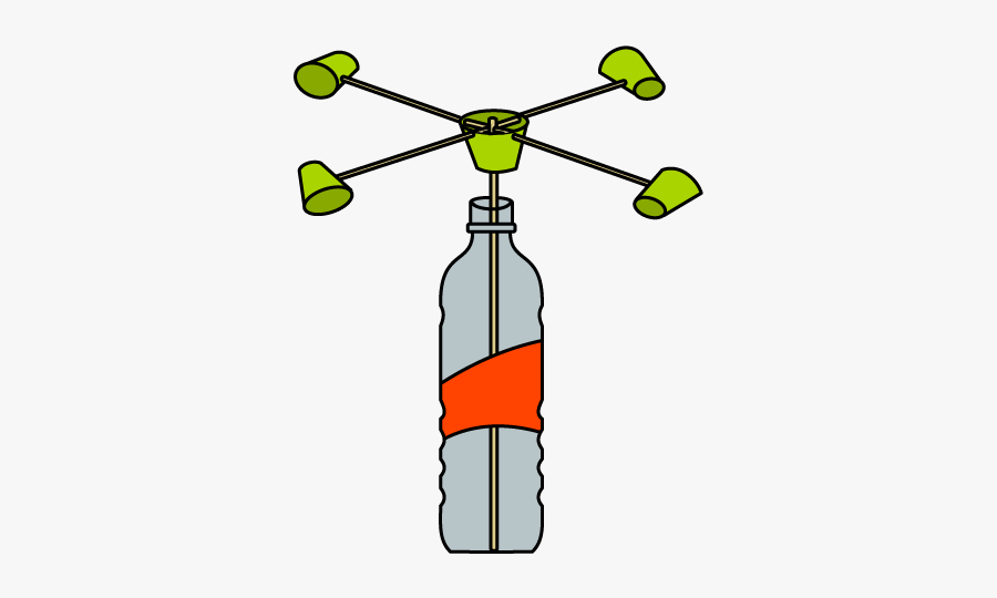 How To Make An - Anemometer For Kids, Transparent Clipart