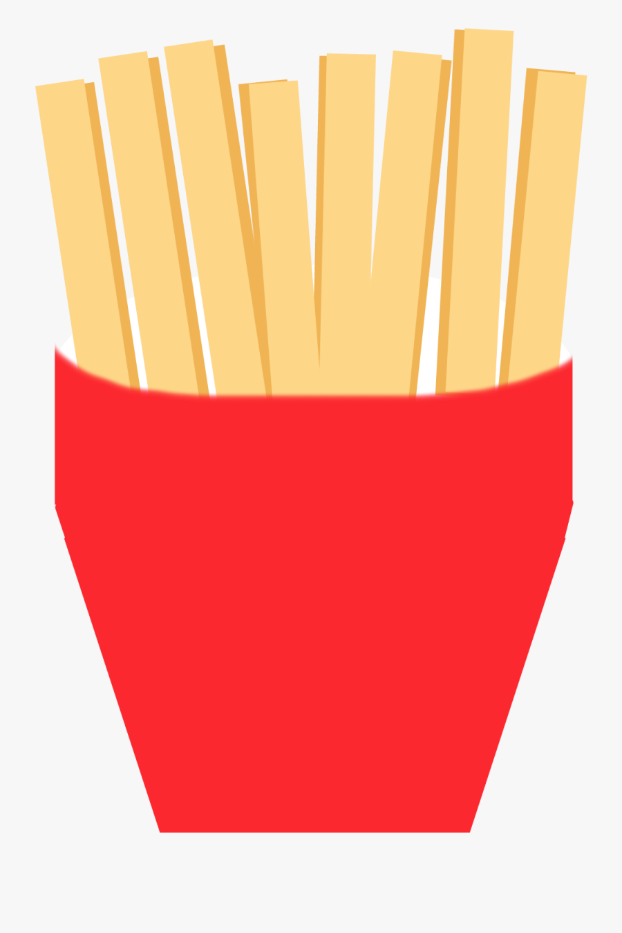 Fries Clipart Container - French Fries, Transparent Clipart