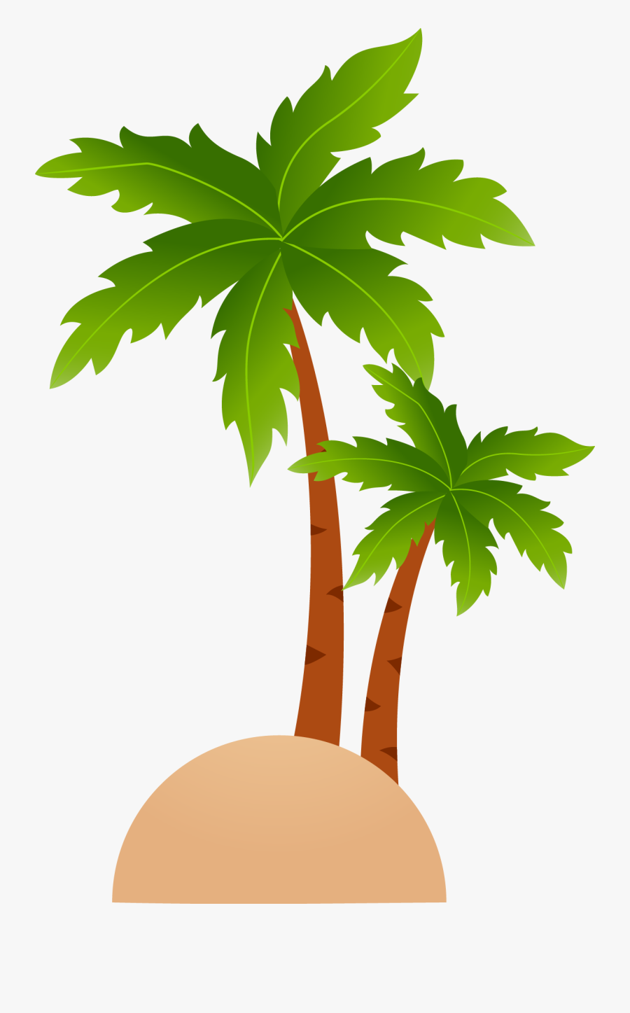 Tropical Islands Resort Cartoon Clip Art - Bye School Hello Summer, Transparent Clipart