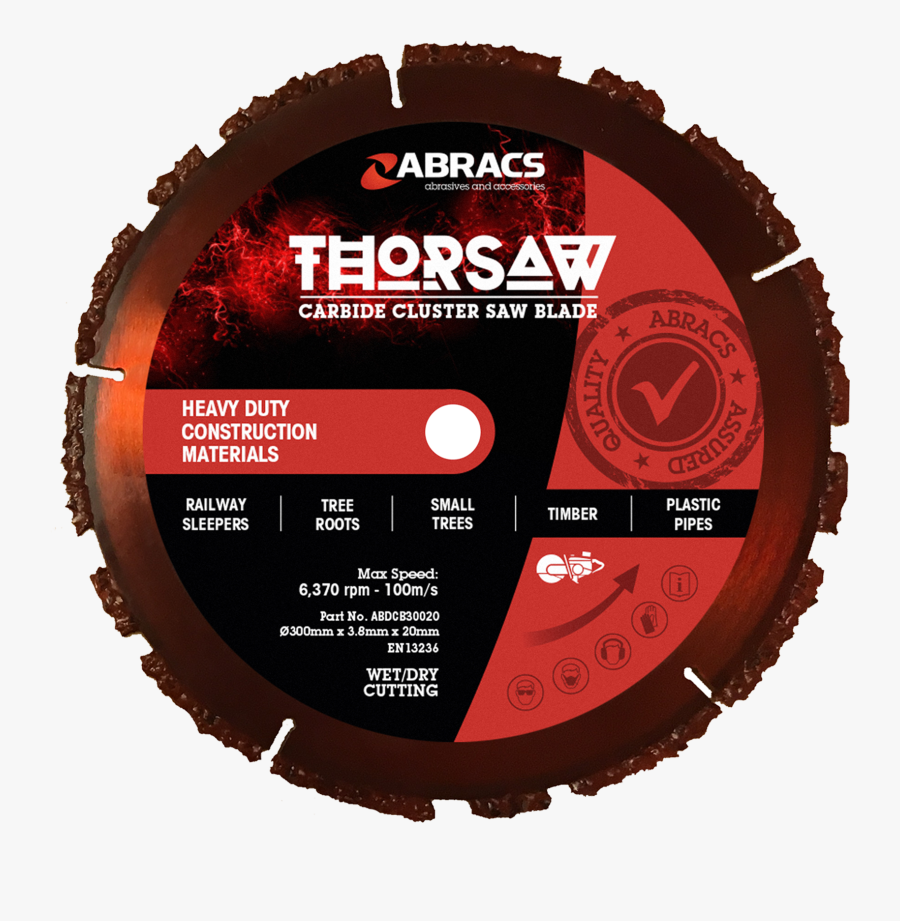Thorsaw Carbide Cluster Blade - Saw Blade, Transparent Clipart