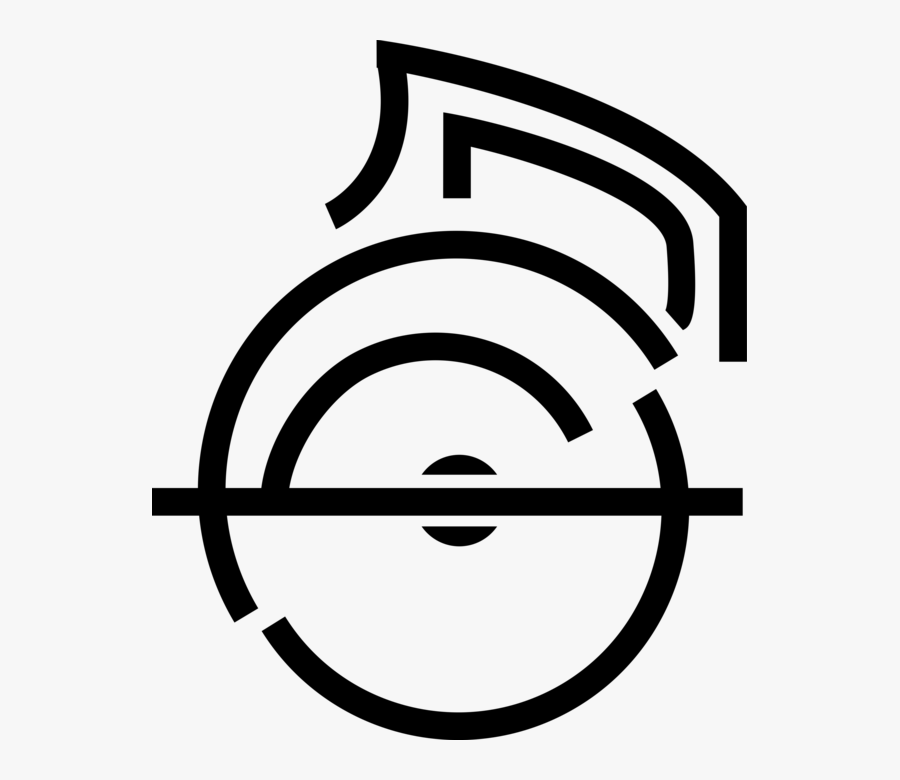 Picture Free Saw Vector Electric - Crosshair No Background Png File, Transparent Clipart
