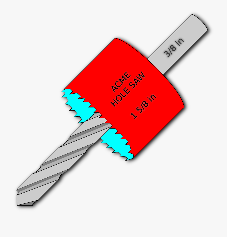 Hole Saw Clip Arts - Graphic Design, Transparent Clipart