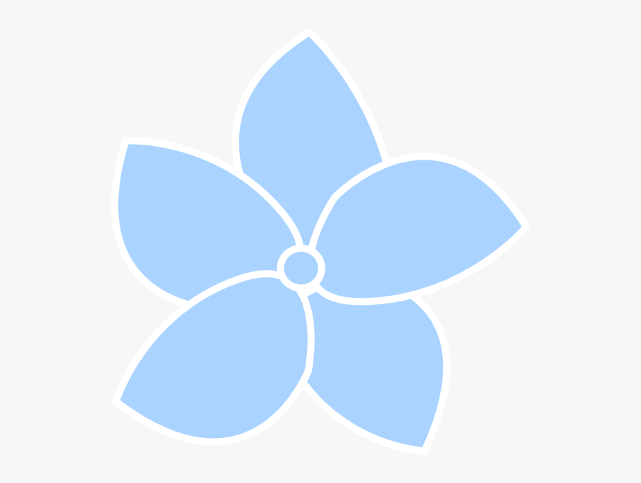 Hydrangea Blue Svg Clip Arts, Transparent Clipart