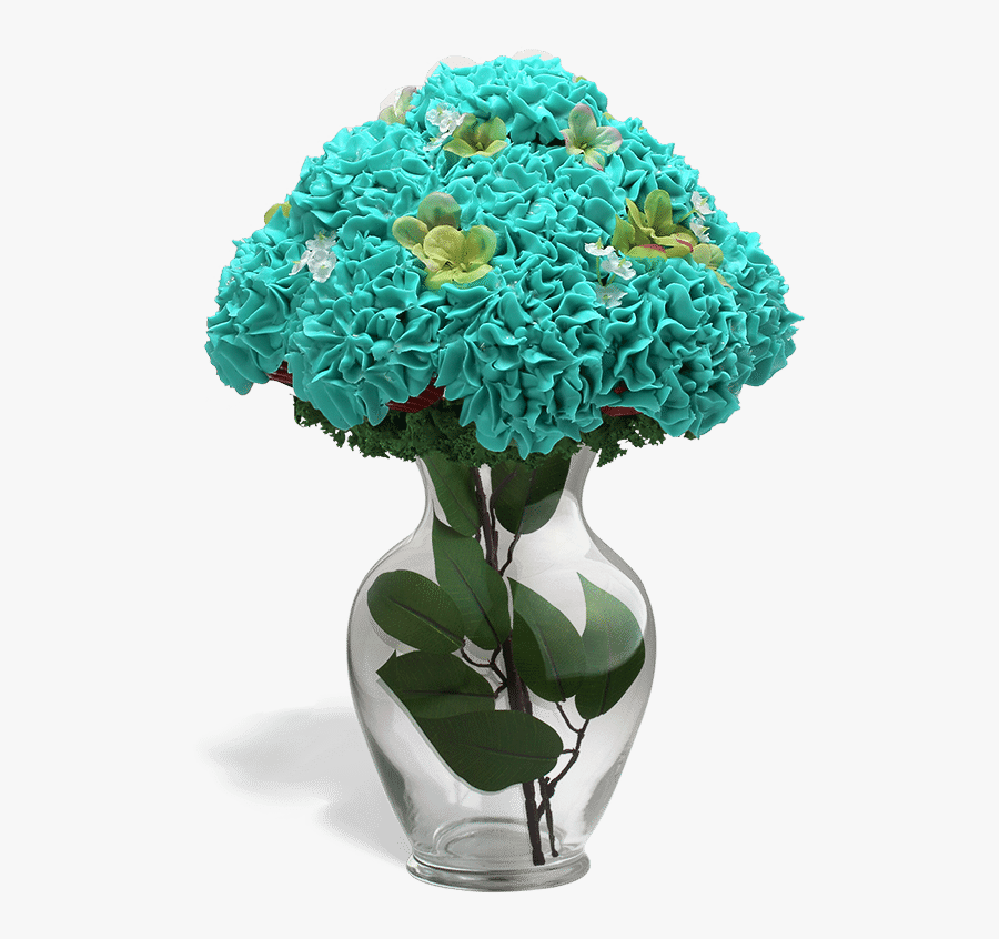 Clip Art Baked Bouquet Flower Cupcake - Baked Bouquet, Transparent Clipart