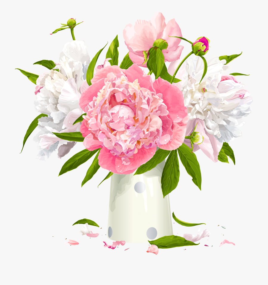 Peony Cliparts - Peonies Clip Art Free, Transparent Clipart